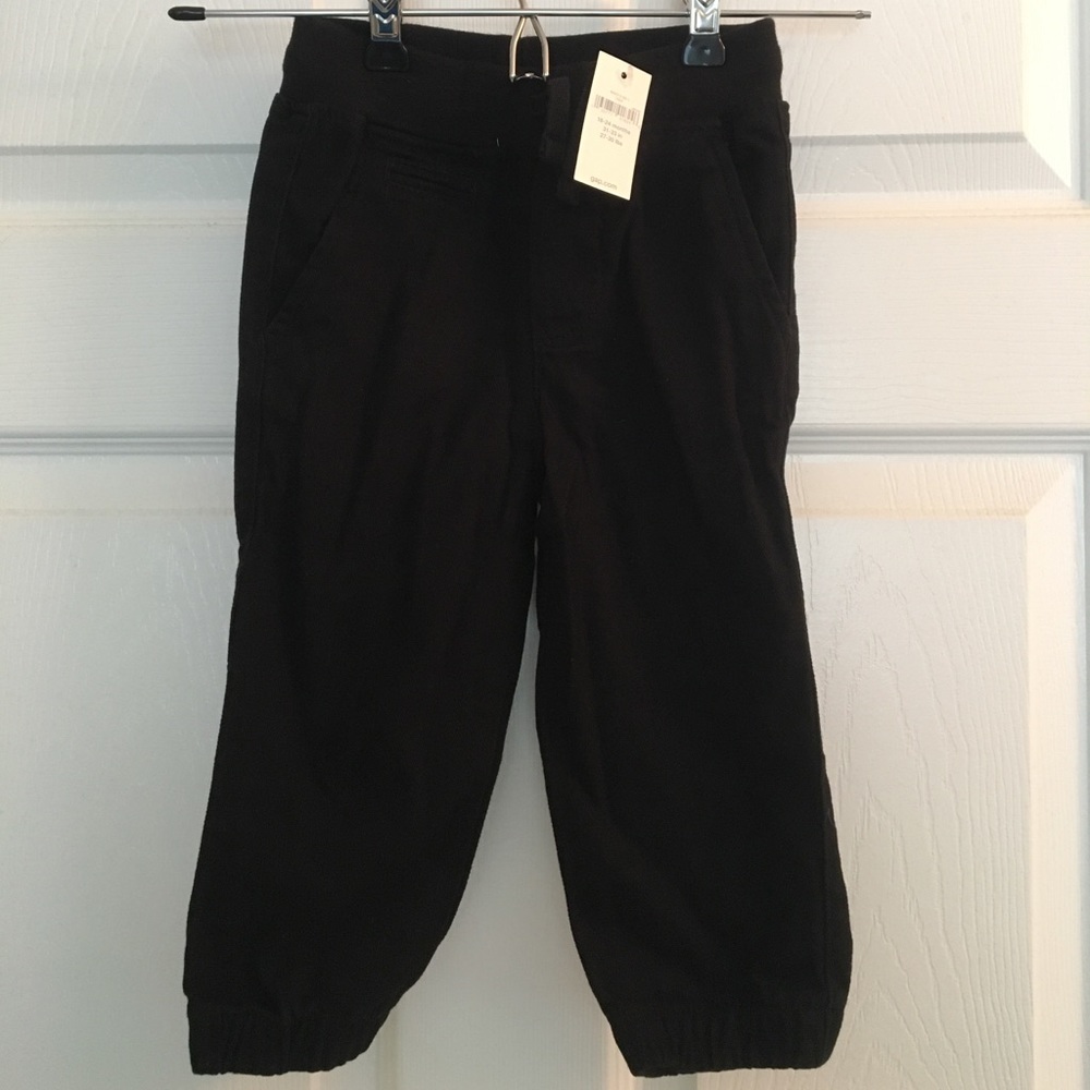 NEW WITH TAGS! Gap Boys 18-24 months black pants